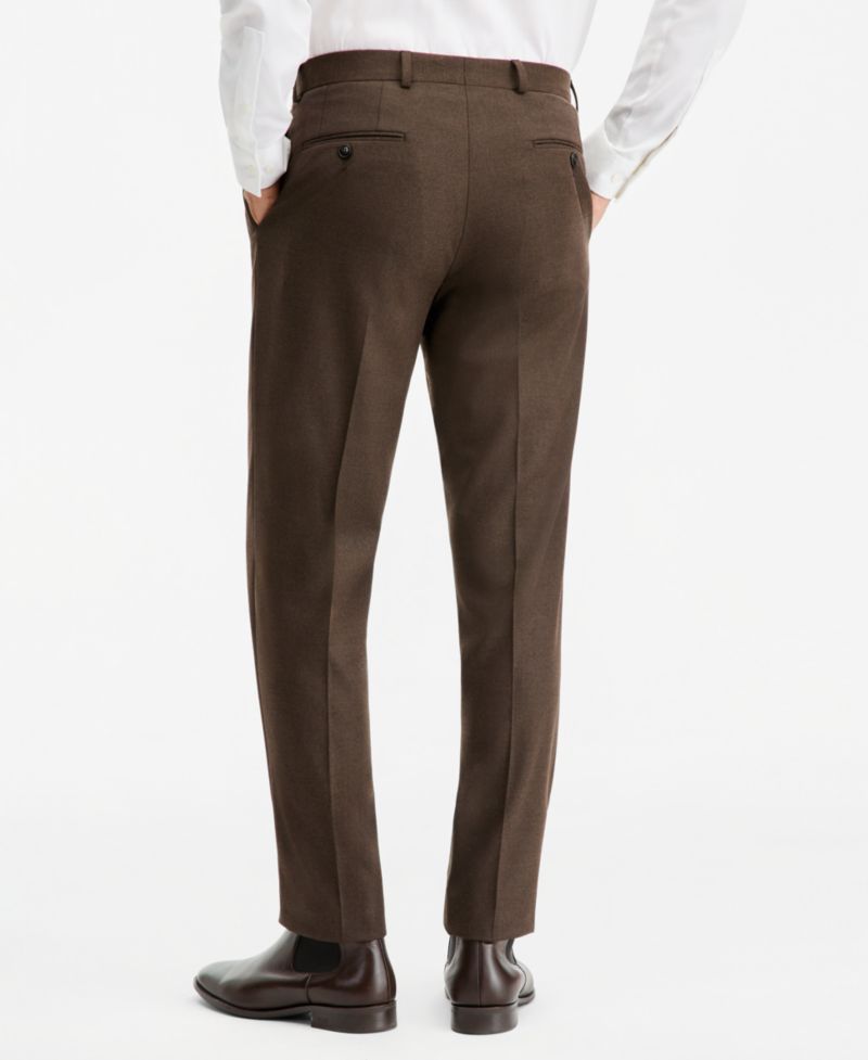 Men's Classic-Fit Flannel Solid Pants