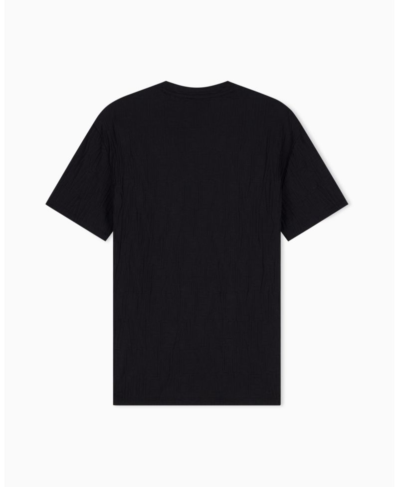 Men's All Over Logo Mercersized Cotton T-Shirt