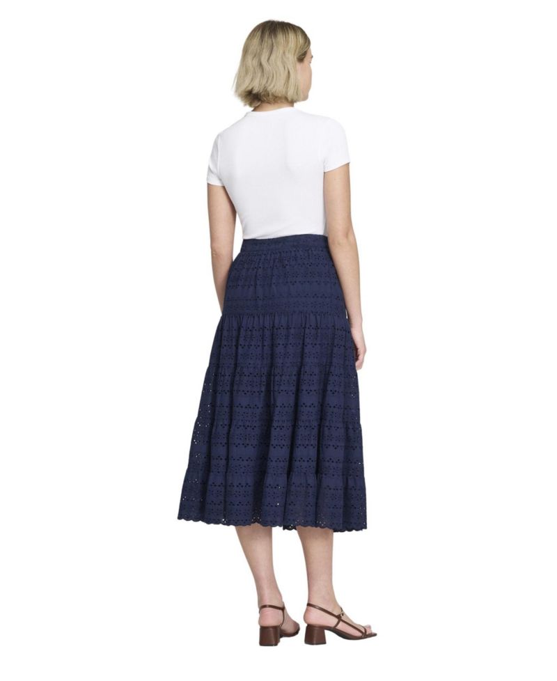 Women's Siobhan Tiered High-Waisted Midi Skirt