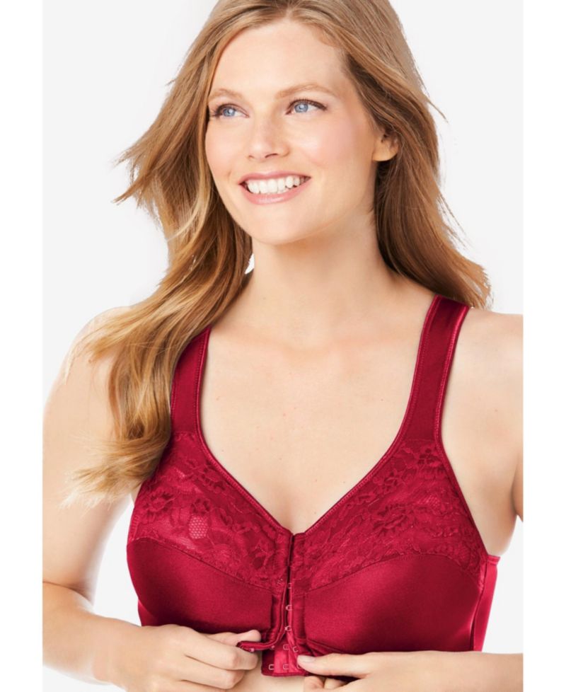 Women's Easy Enhancer Front-Close Wireless Bra