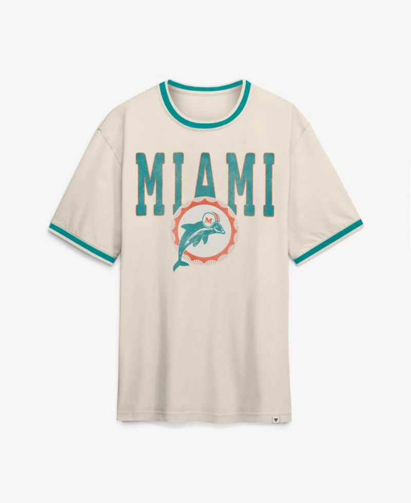 Men's Miami Dolphins Time Honored Tradition Ringer T-Shirt