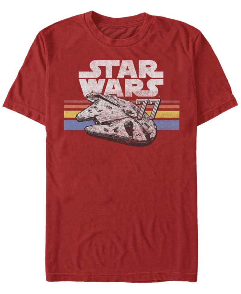 Men's Vintage-Like Falcon Short Sleeve Crew T-shirt