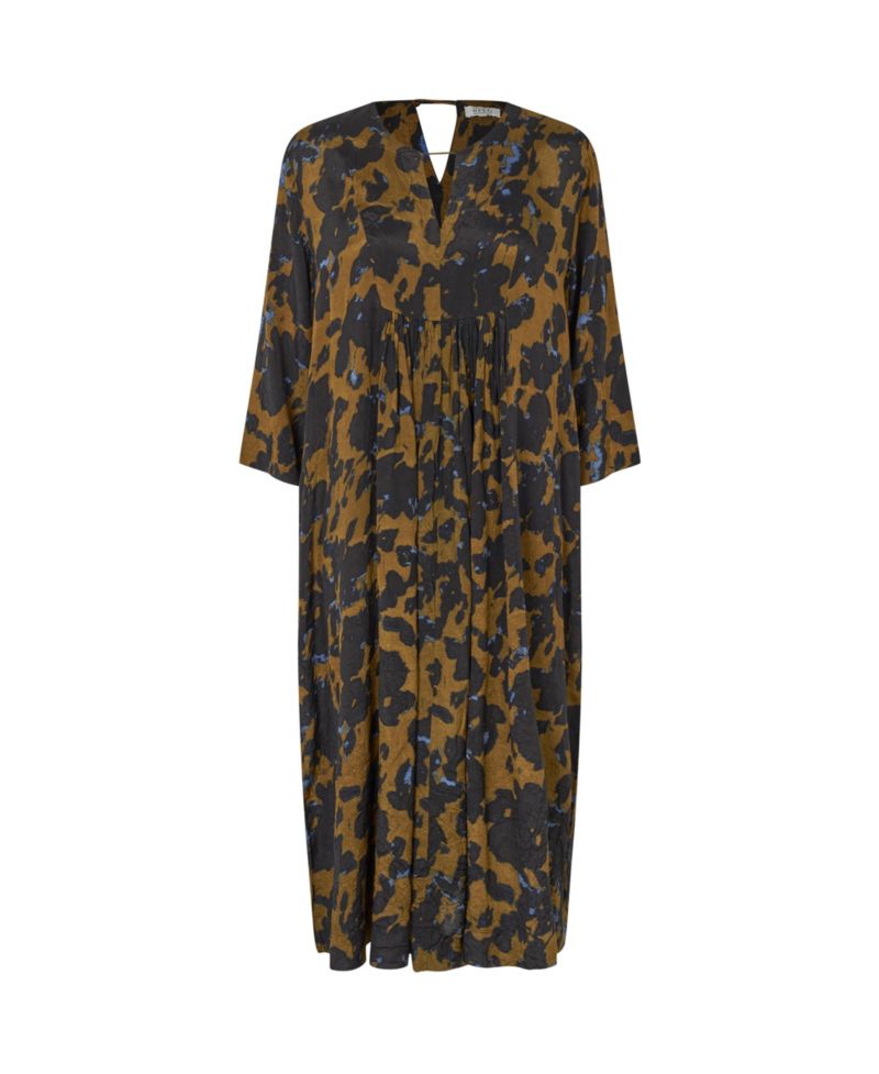 Women's MaNadyne V-Neck A-Shape Midi Dress