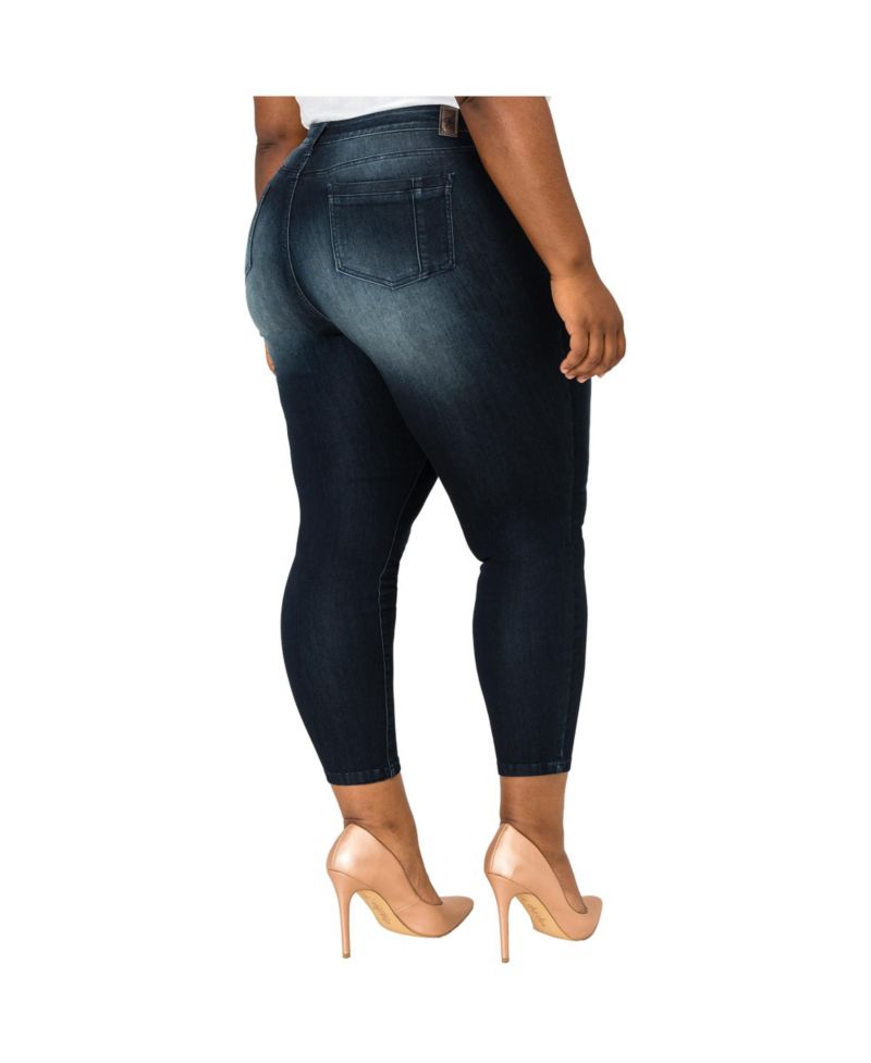 Women's Curvy-Fit Cropped Skinny Jeans