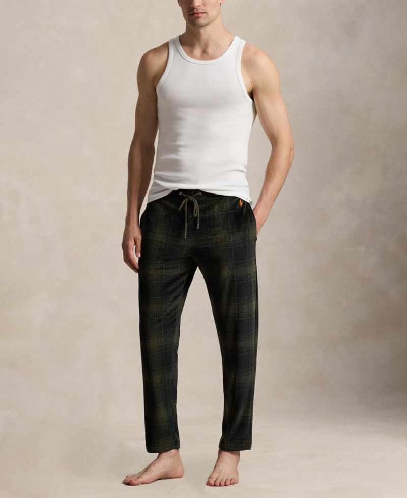 Men's Velour Pajama Pants