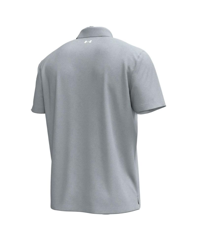 Men's Gray Notre Dame Fighting Irish Sporting Leprechaun Icon Polo Shirt
