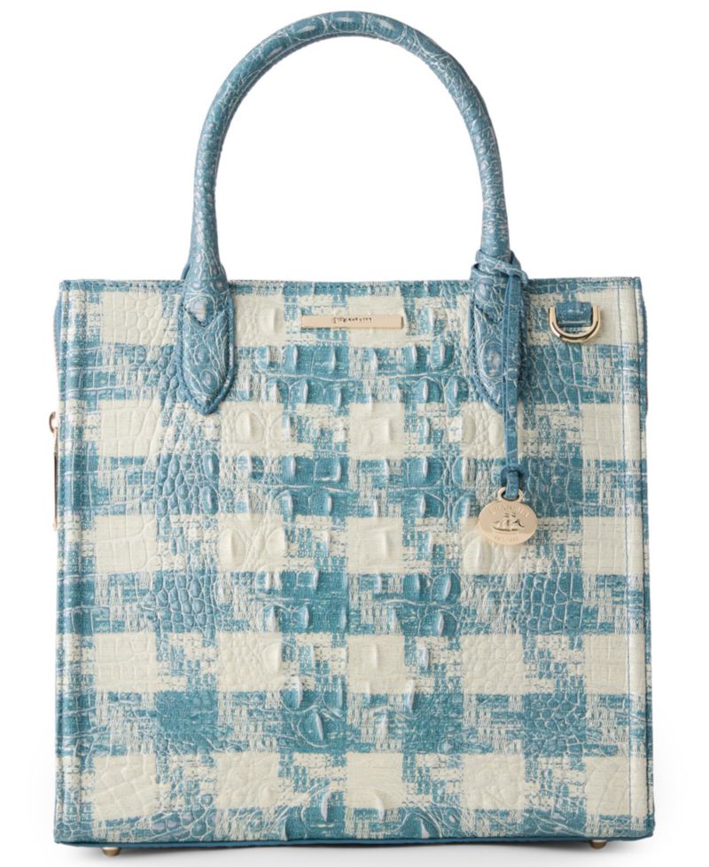 Caroline Sakura Small Leather Satchel Bag