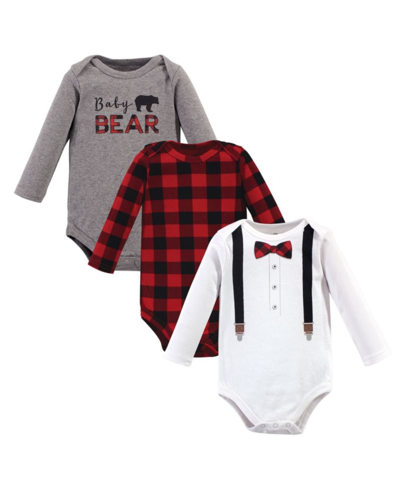 Treasure Triple Pack Long-Sleeve Bodysuits