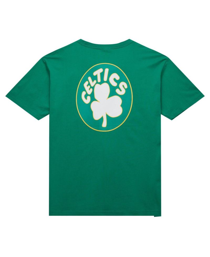 Men's Kelly Green Boston Celtics Hardwood Classics Team OG 2.0 Premium Vintage Logo T-Shirt