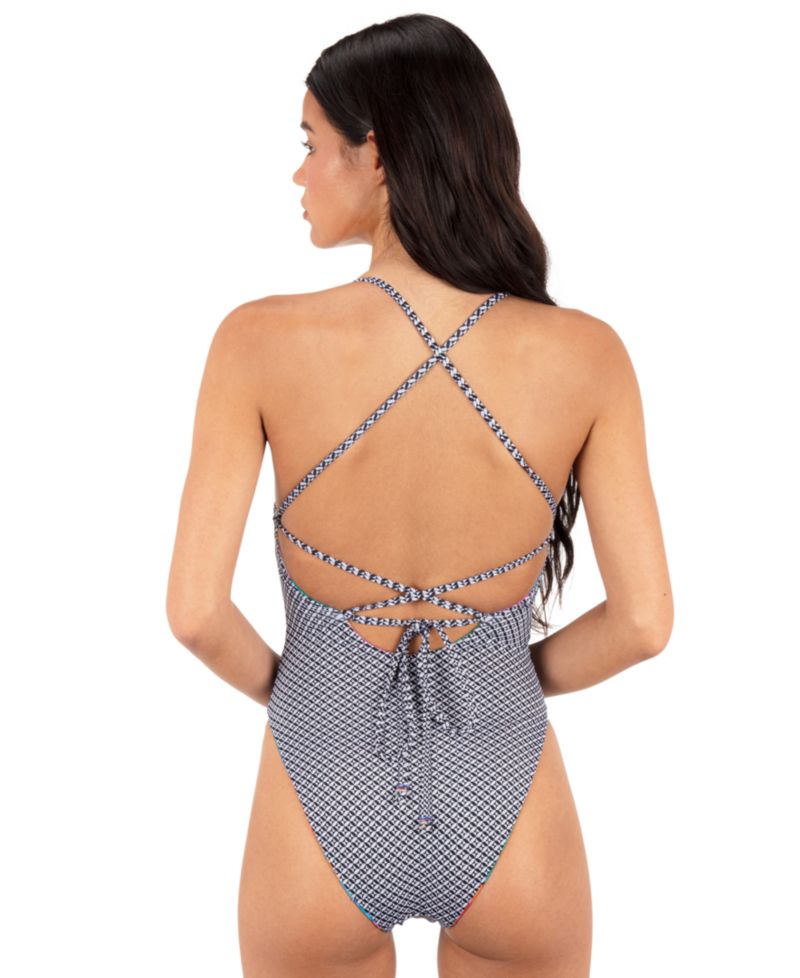Women's Pacific Night Cheeky Coverage One-Piece Swimsuit