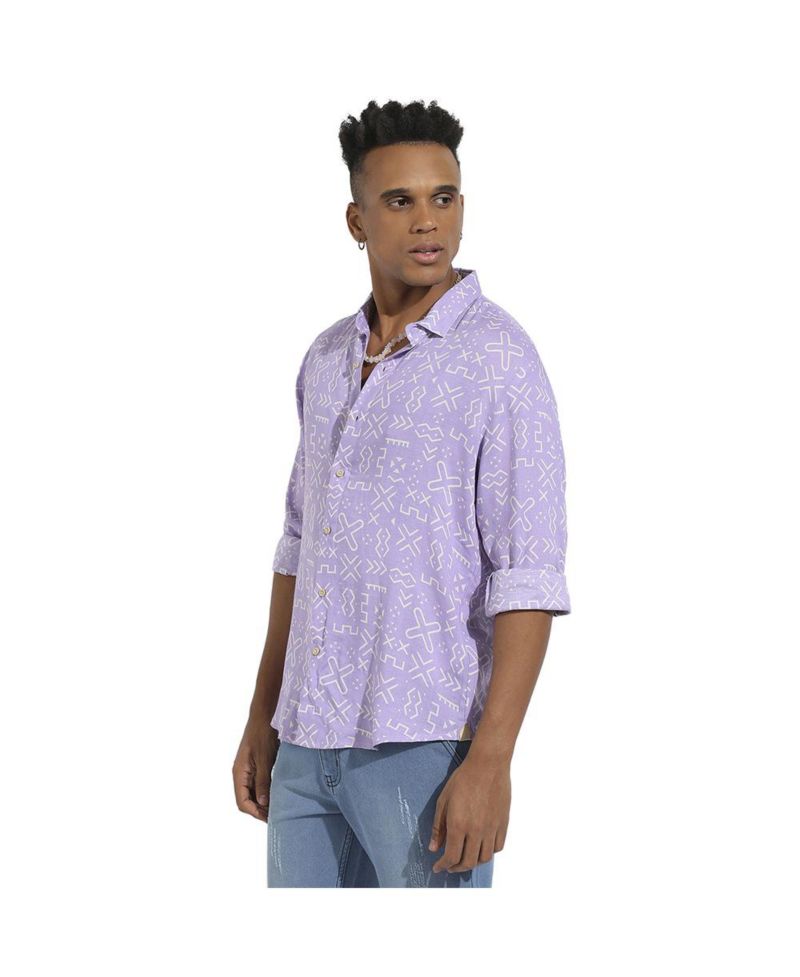Men's Minimal Aztec Shirt