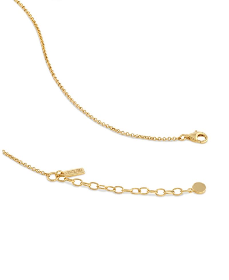 Women's Petite Cross - Gold Pendant