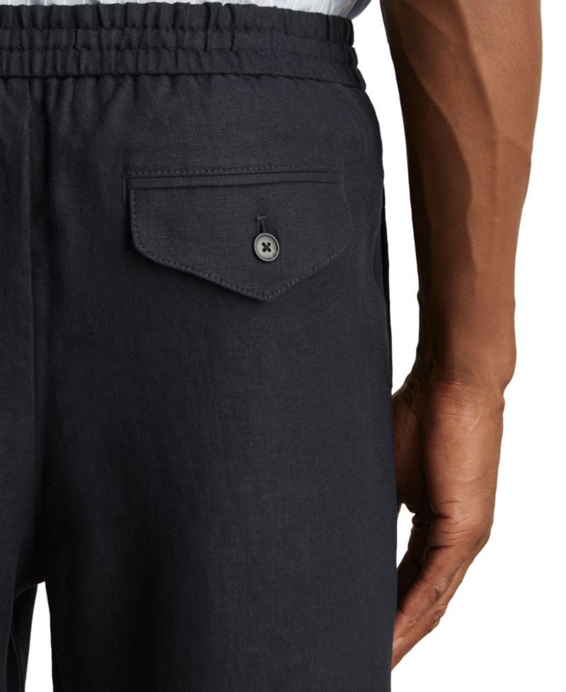 Men's Barges Relaxed-Fit Linen Drawstring Pants