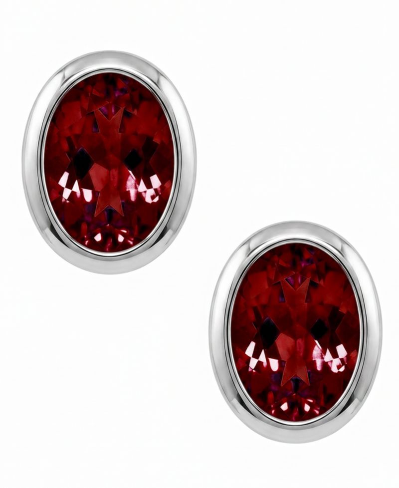 Peridot (1-1/2 ct. t.w.) Stud Earrings in Sterling Silver (Also Available in Amethyst, Blue Topaz, Garnet, & Citrine)
