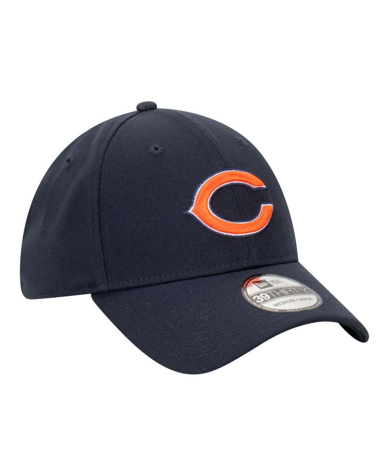 Men's Navy Chicago Bears Core Team 39THIRTY Flex Hat