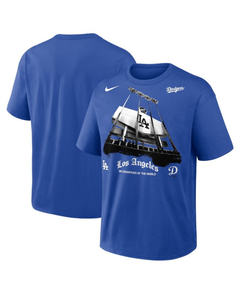 Men's Royal Los Angeles Dodgers 9x Champions of the World Local Max90 T-Shirt