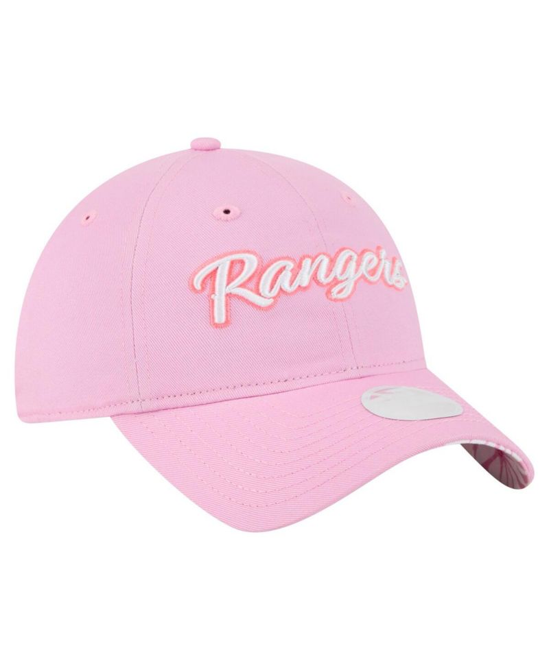Women's Pink Texas Rangers Mother's Day 9TWENTY Adjustable Hat