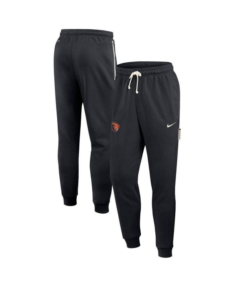 Men's Black Oregon State Beavers 2025 Sideline Standard Issue Dri-FIT Taper Sweatpants