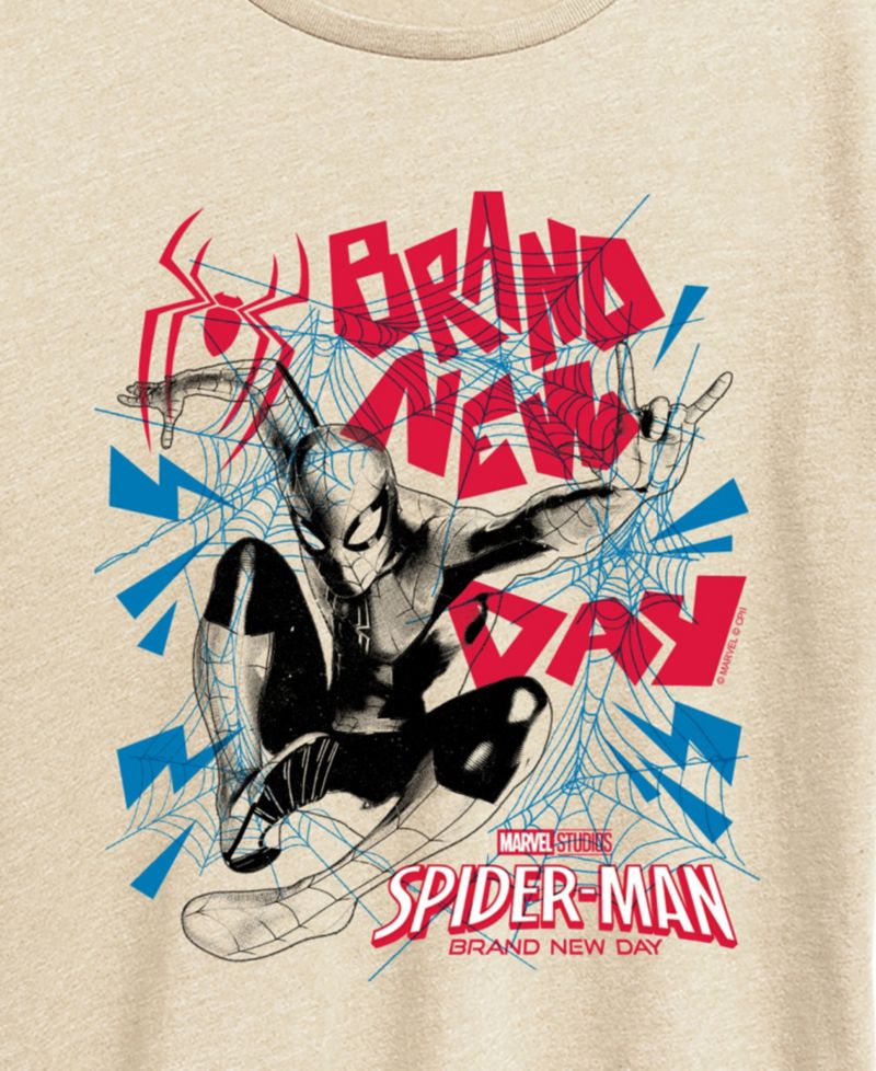 Plus Size Spider-Man Brand New Day Zine Graphic T-Shirt
