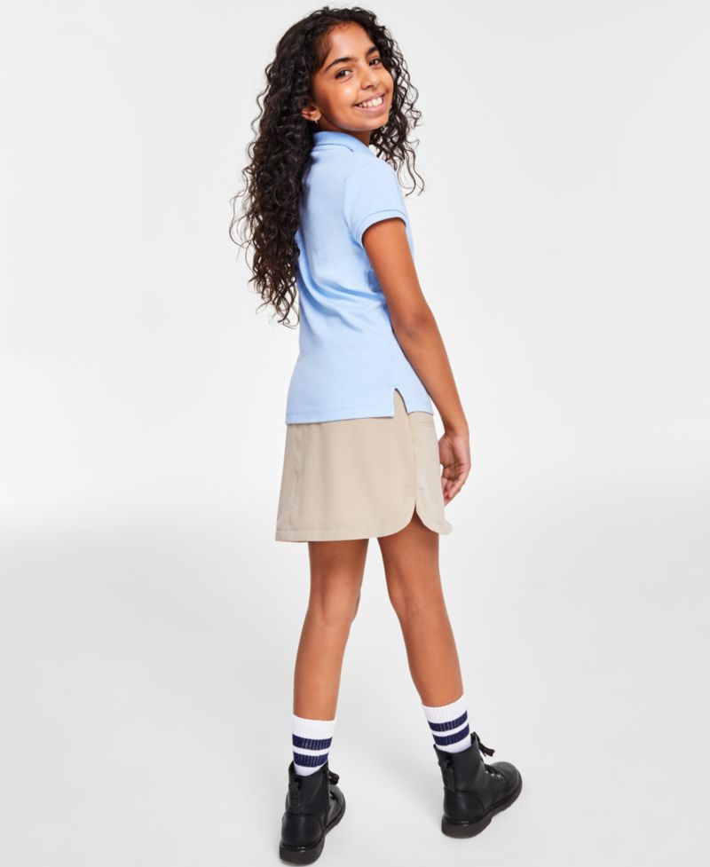 Big Girls Uniform Short Sleeve Polo Shirt