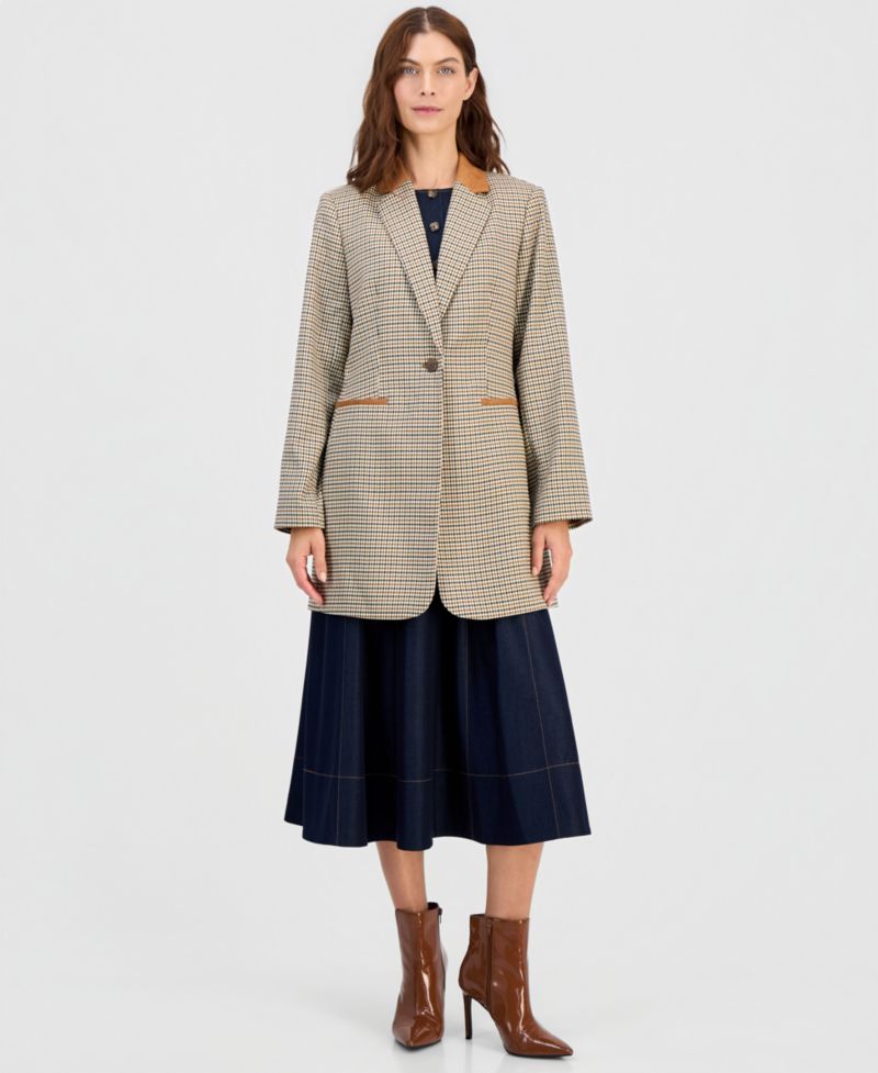 Women's Plaid Topper Jacket
