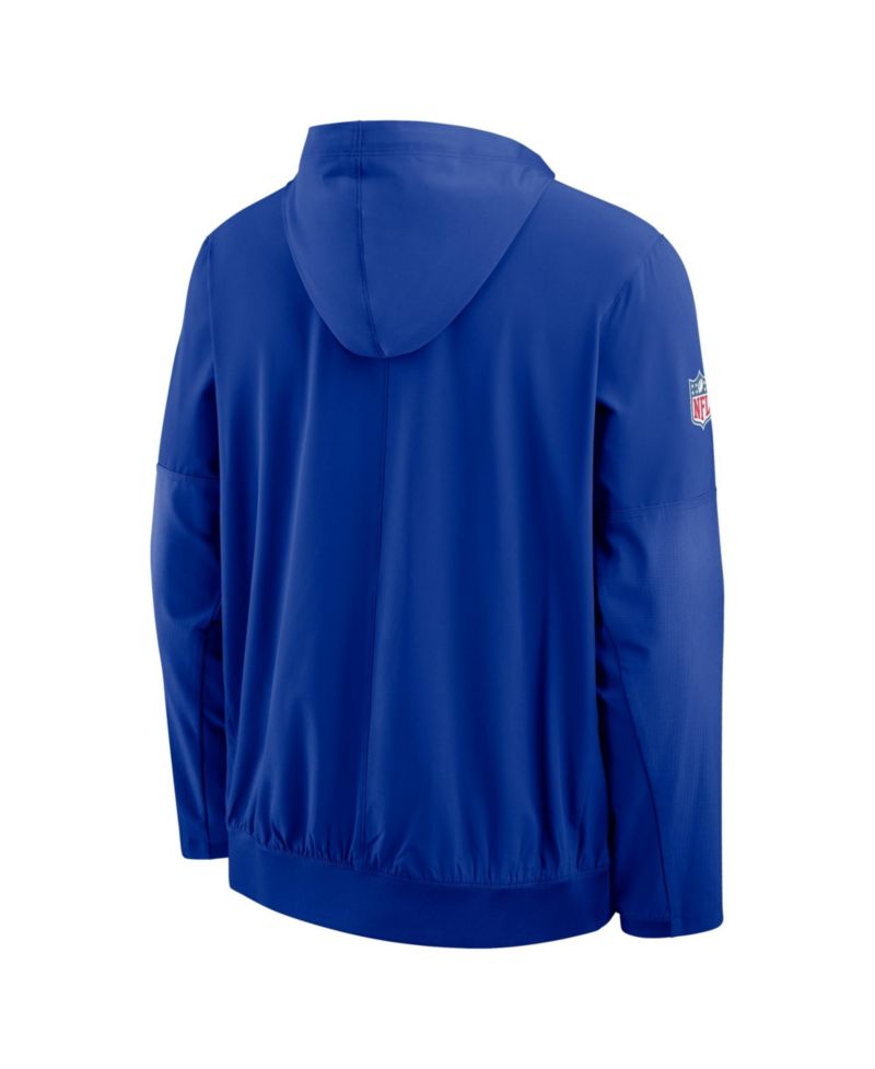 Men's Royal Seattle Seahawks Alt Anorak Half-Zip Hooded Jacket
