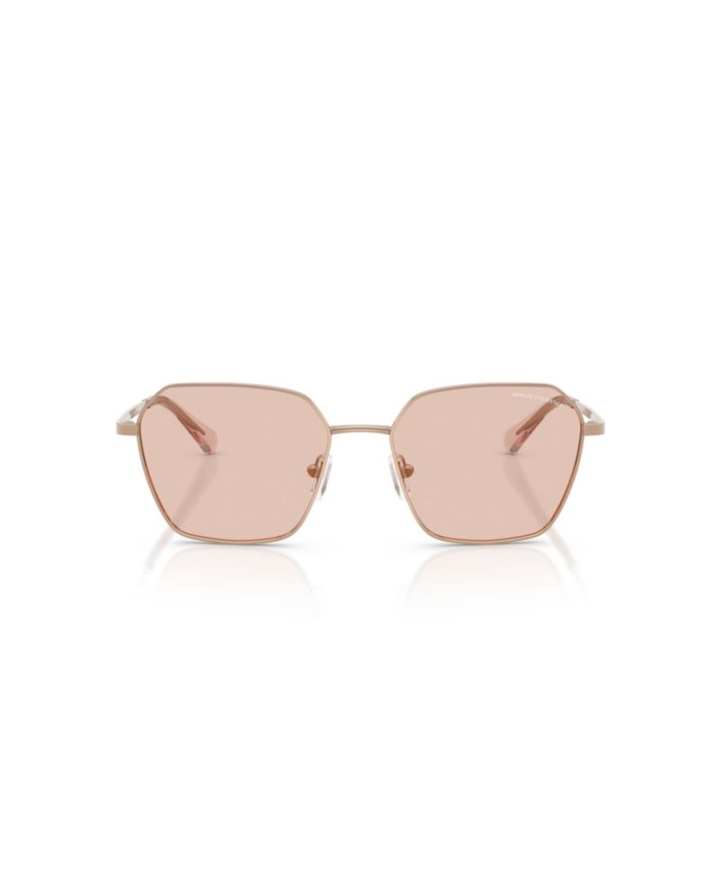 Women's Geometric Brown Sunglasses AX2062S