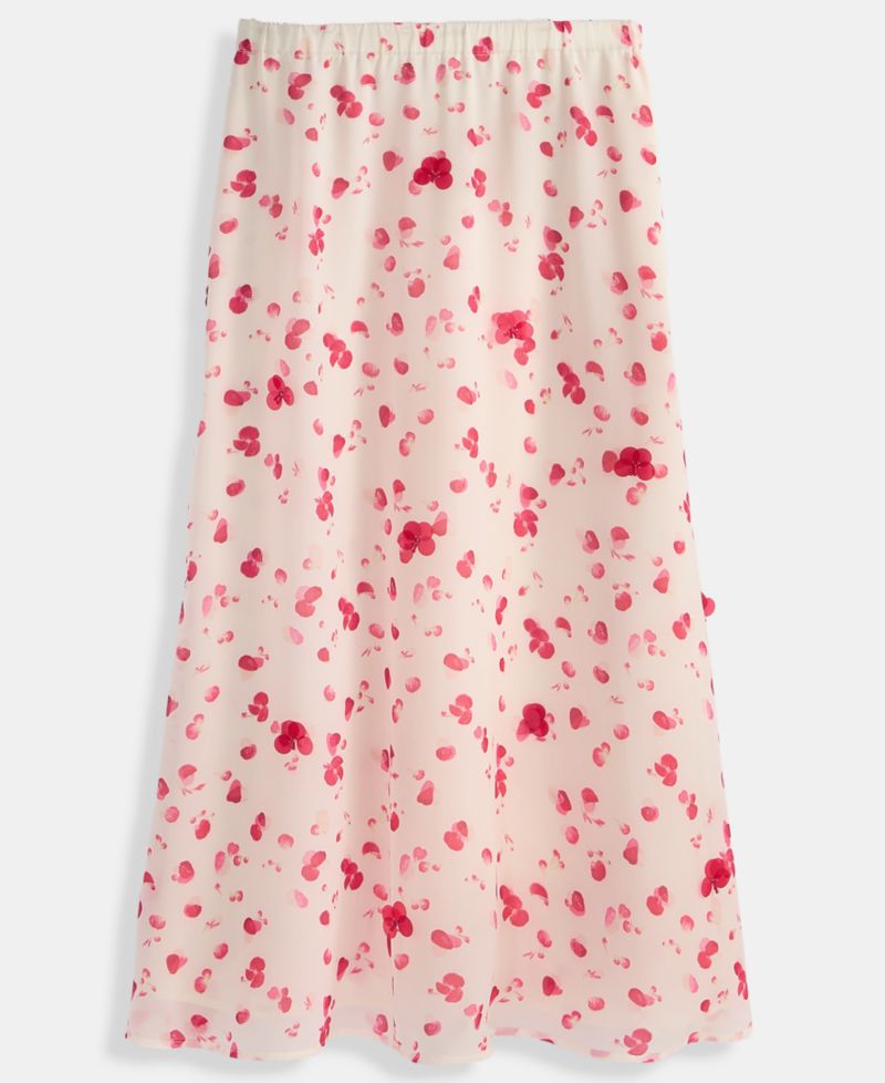 Women's Embellished Pull-On Midi Skirt