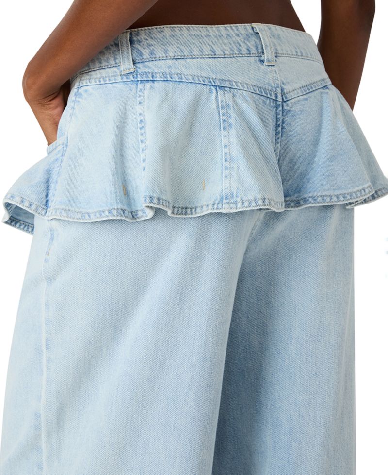 Women's Mid-Rise Wide Leg Jeans