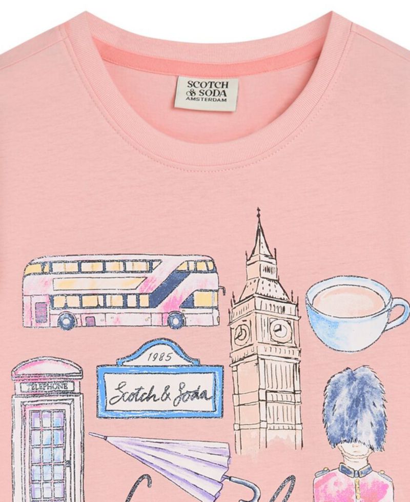 Girls' 4-6X London Graphic T-Shirt