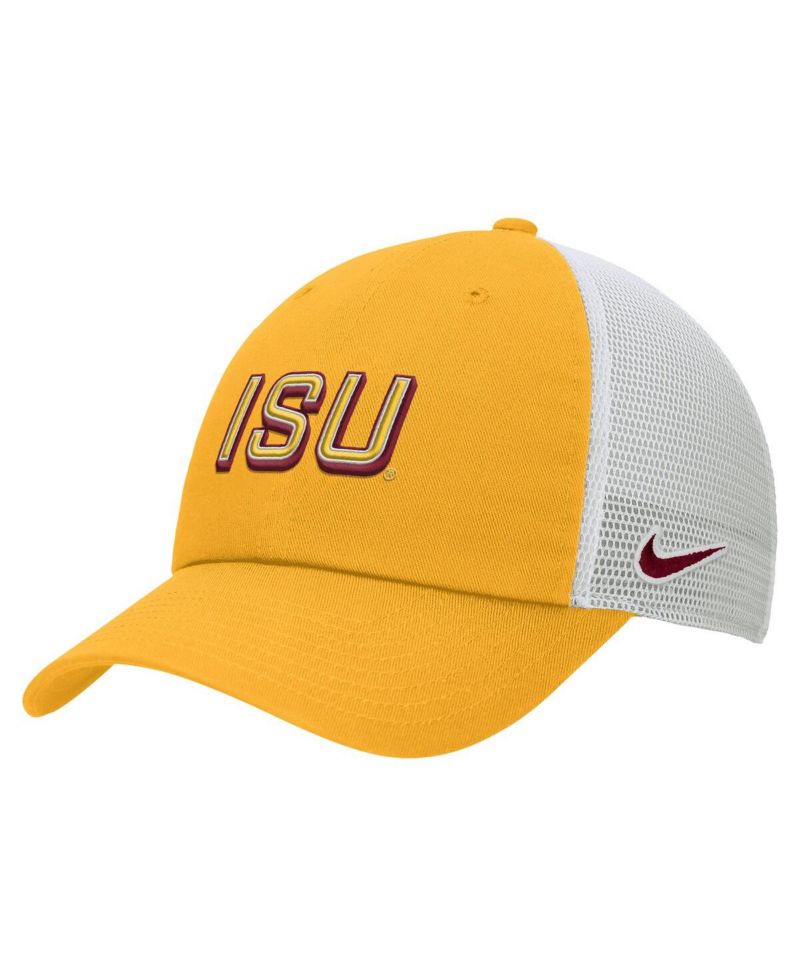 Men's Gold Iowa State Cyclones On-Field Club Adjustable Trucker Hat