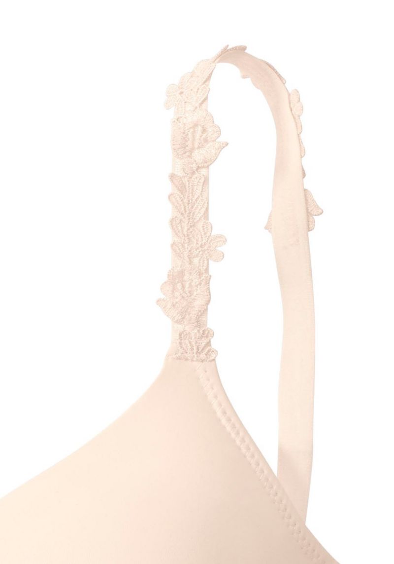 Women's Strap Detail Wire-Free Non-Padded T-Shirt Bra