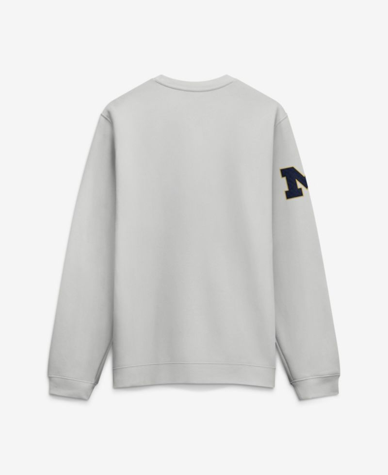 Men's Gray Michigan Wolverines 2026 Sideline Club Sweatshirt