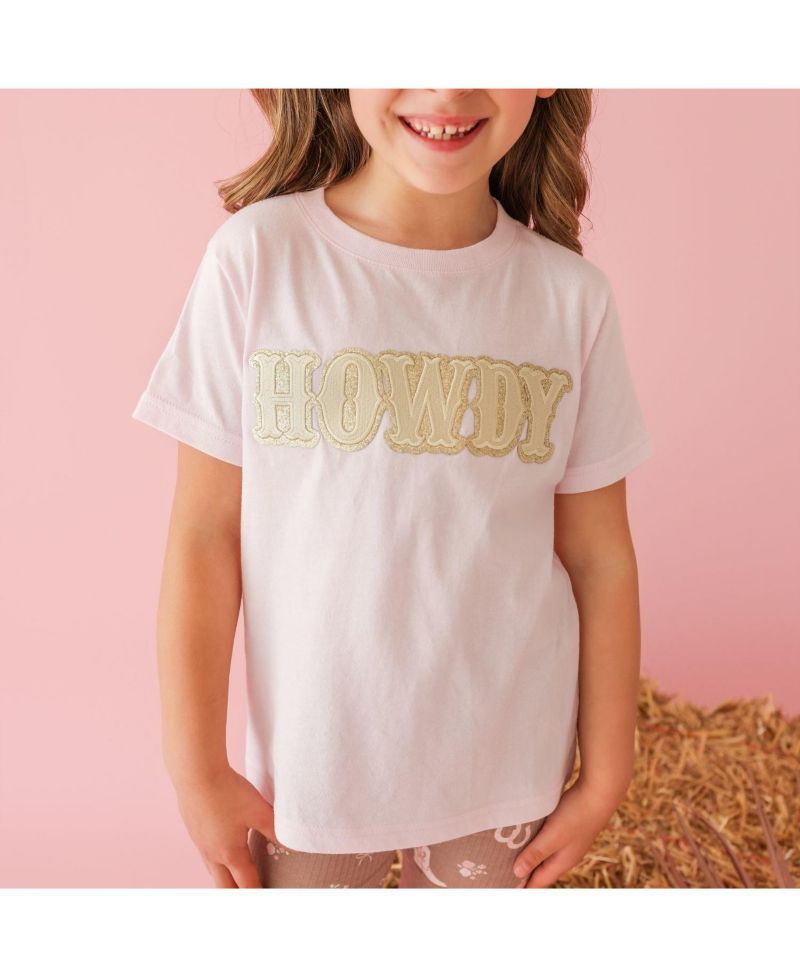 Baby Girls (12M-24M) Howdy Patch Western Short Sleeve T-Shirt