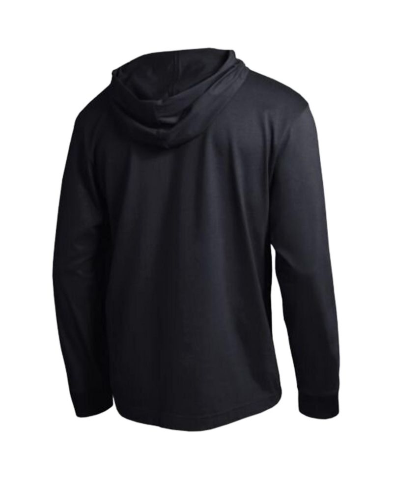 Men's Black Texas Longhorns Gradient All-Star Long Sleeve Hooded T-Shirt
