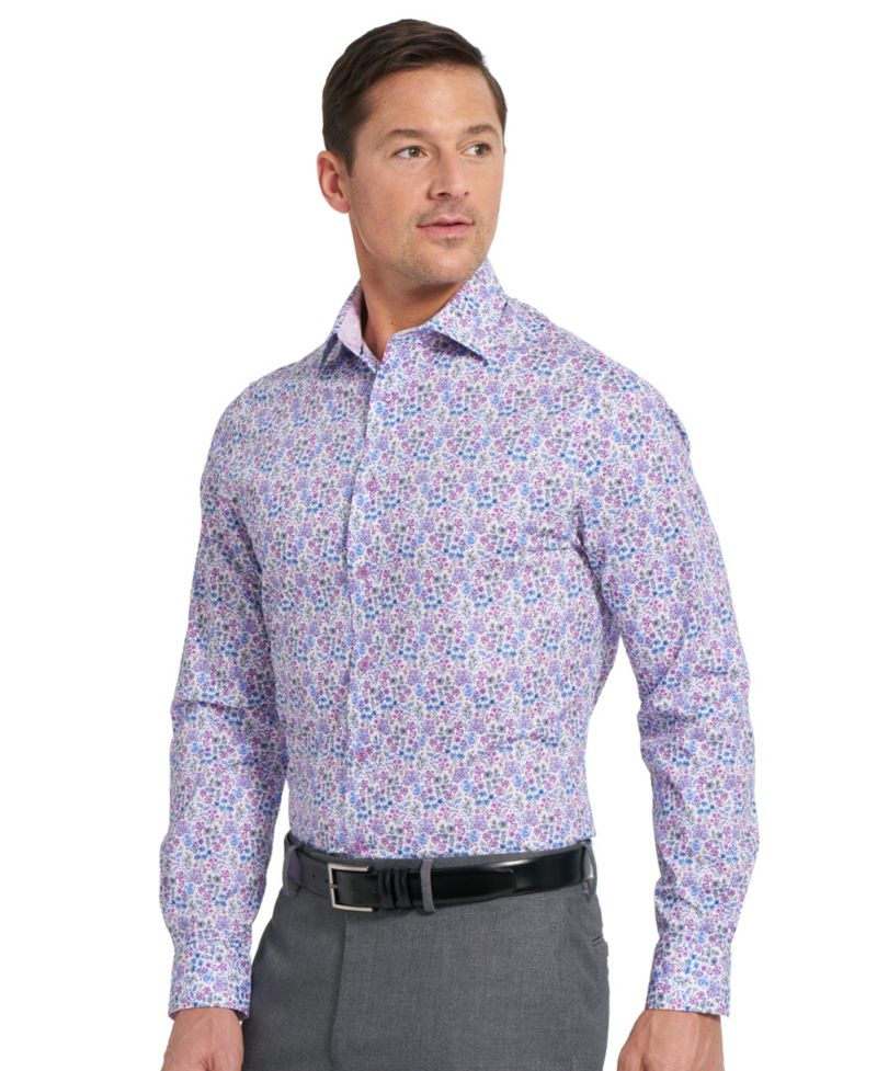Men's Brighton Floral Print Dress Shirt