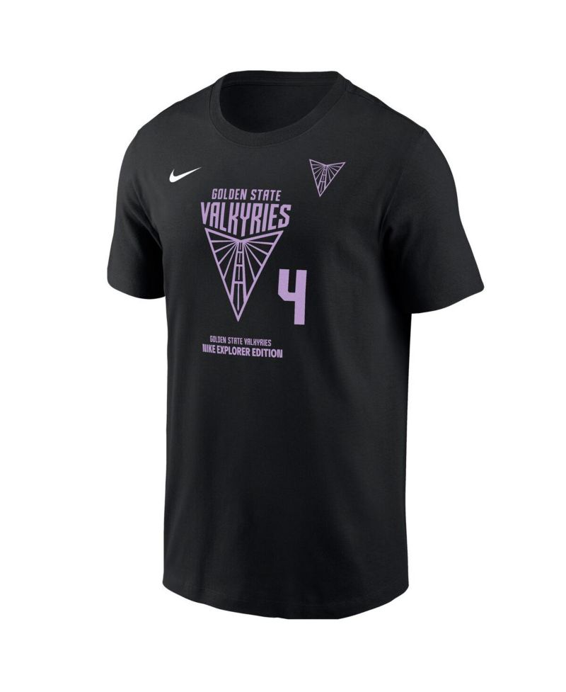 Men's and Women's Juste Jocyte Black Golden State Valkyries Name & Number T-Shirt