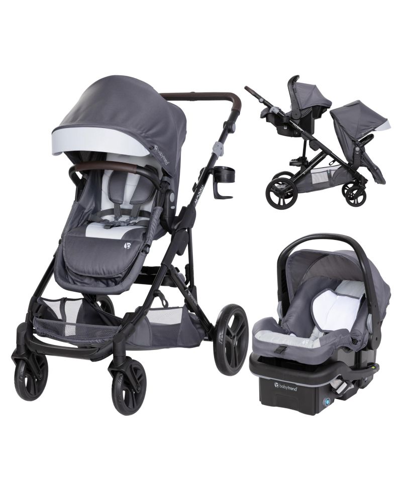 Morph Single to Double Modular Travel System - Dash Grey