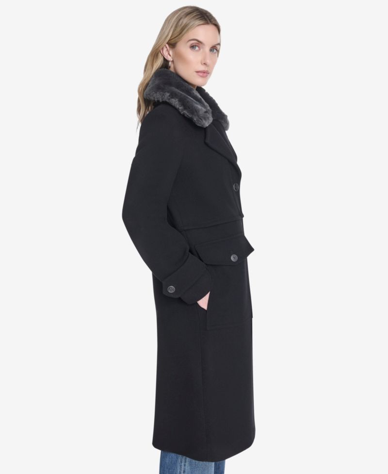 Olpae Sb Wool Twill Women's Coat With Back Vent