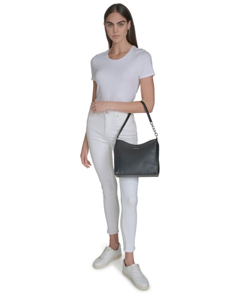 Nova Top Zipper Chain Shoulder Bag