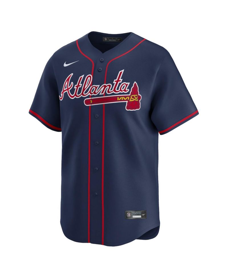Men's Ronald Acuna Jr. Navy Atlanta Braves Alternate Limited Jersey