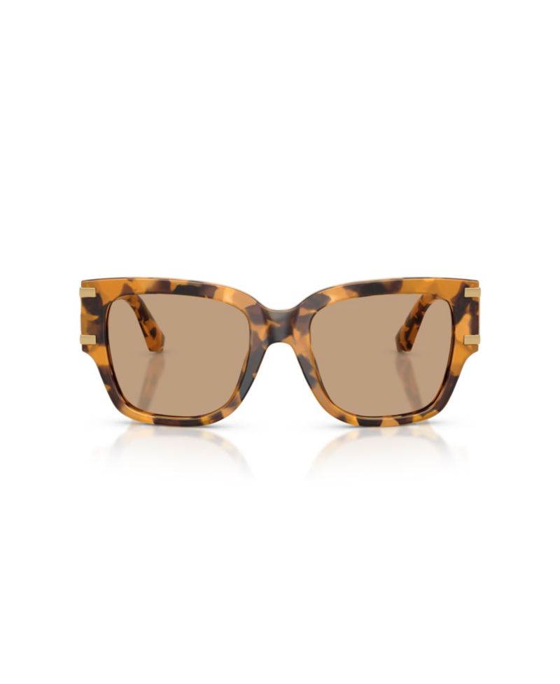 Women's DG4563 Square Tortoise Shell Print Sunglasses