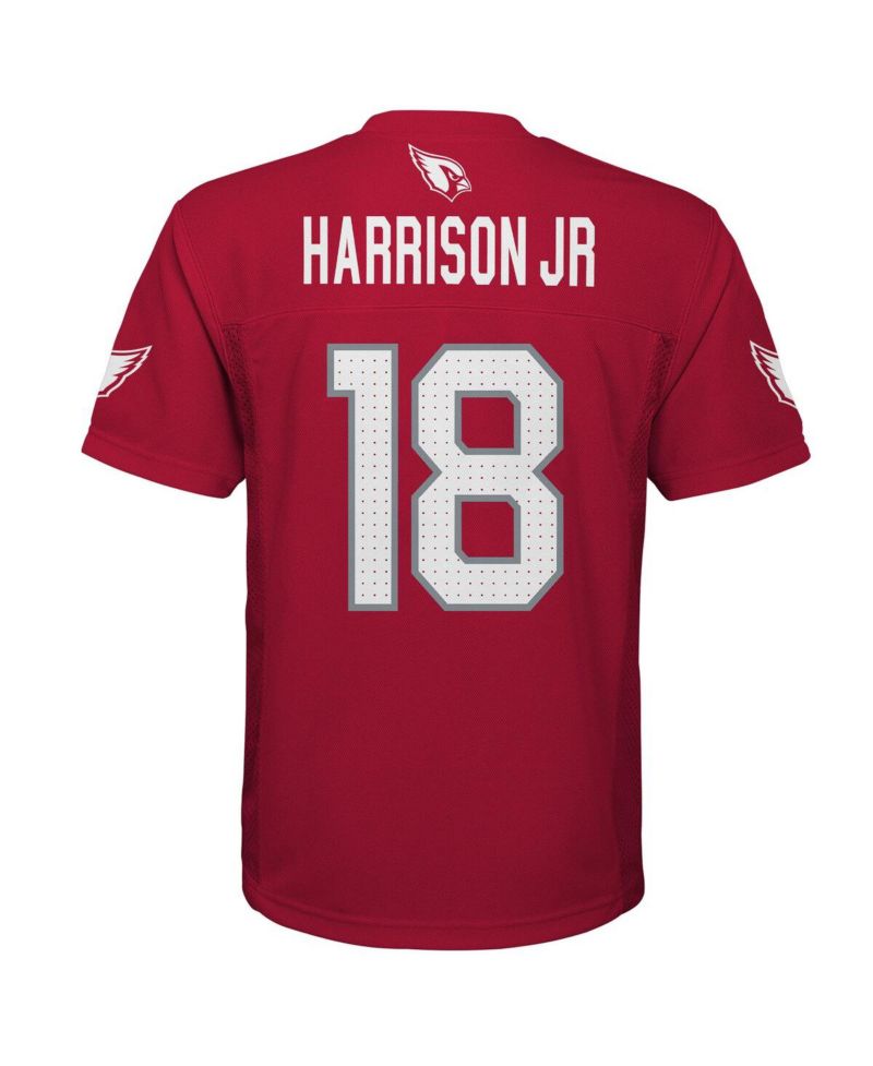 Big Boys and Girls Marvin Harrison Jr. Cardinal Arizona Cardinals Replica Player Jersey