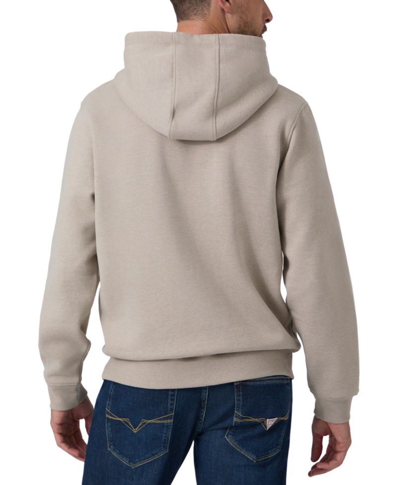 Men's Teddy Bear Melange Relaxed-Fit Graphic Hooded Sweatshirt