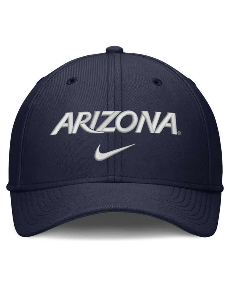 Men's Navy Arizona Wildcats Rise On-Field Swoosh Flex Dri-FIT Flex Hat