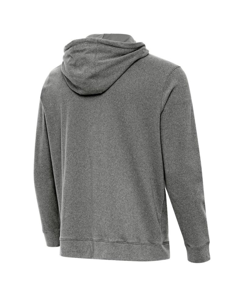 Men's Heather Charcoal Ohio State Buckeyes Cloud Pullover Hoodie