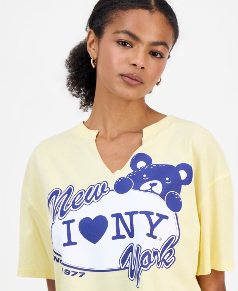 Juniors' I Love NY Graphic T-Shirt