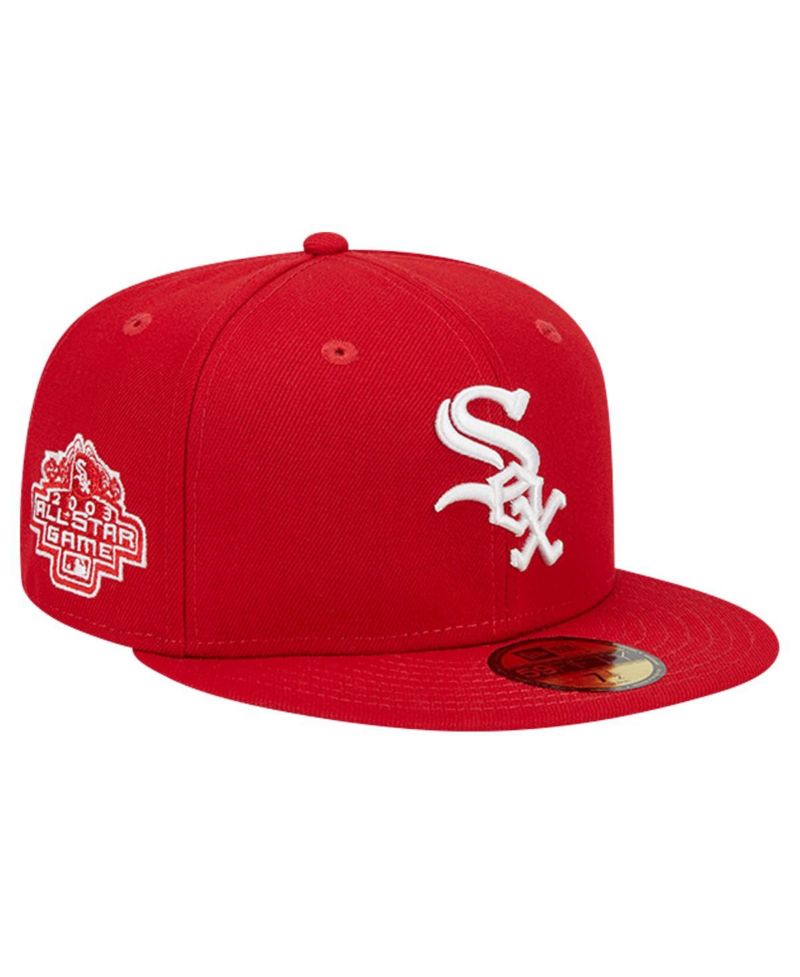 Men's Red Chicago White Sox Logo 59FIFTY Fitted Hat