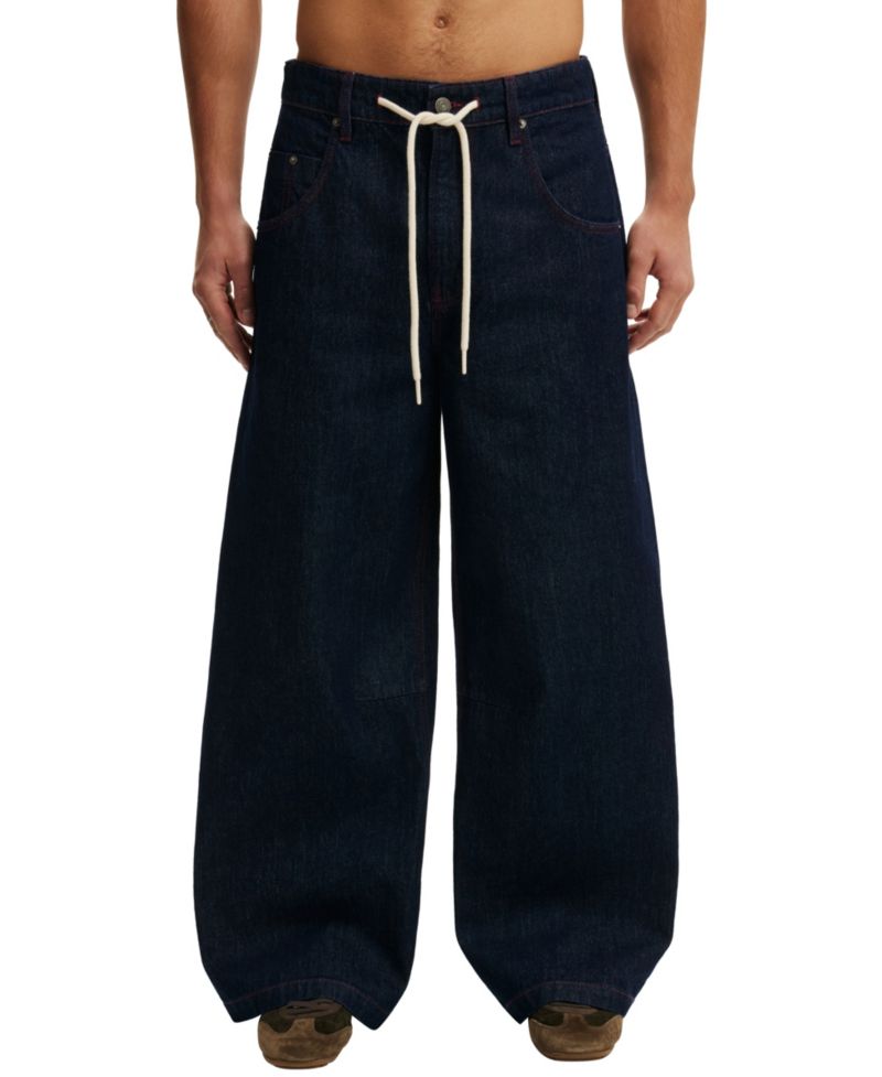 Men's Y2K Super Baggy Wide-Leg Jeans