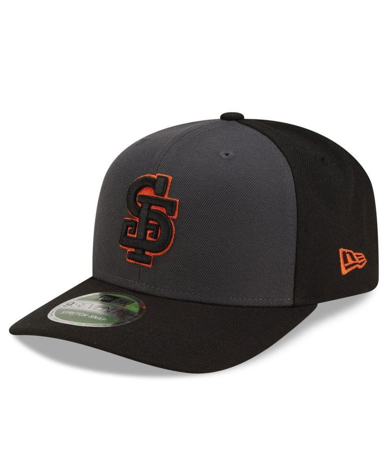 Men's Gray/Black San Francisco Giants Player Replica Alternate 9SEVENTY Adjustable Hat